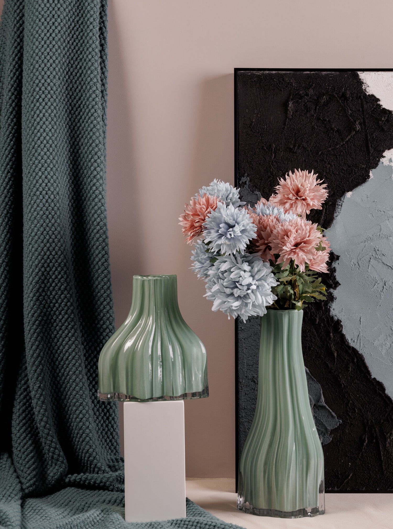 Verdina Crystal Glass Vase - S