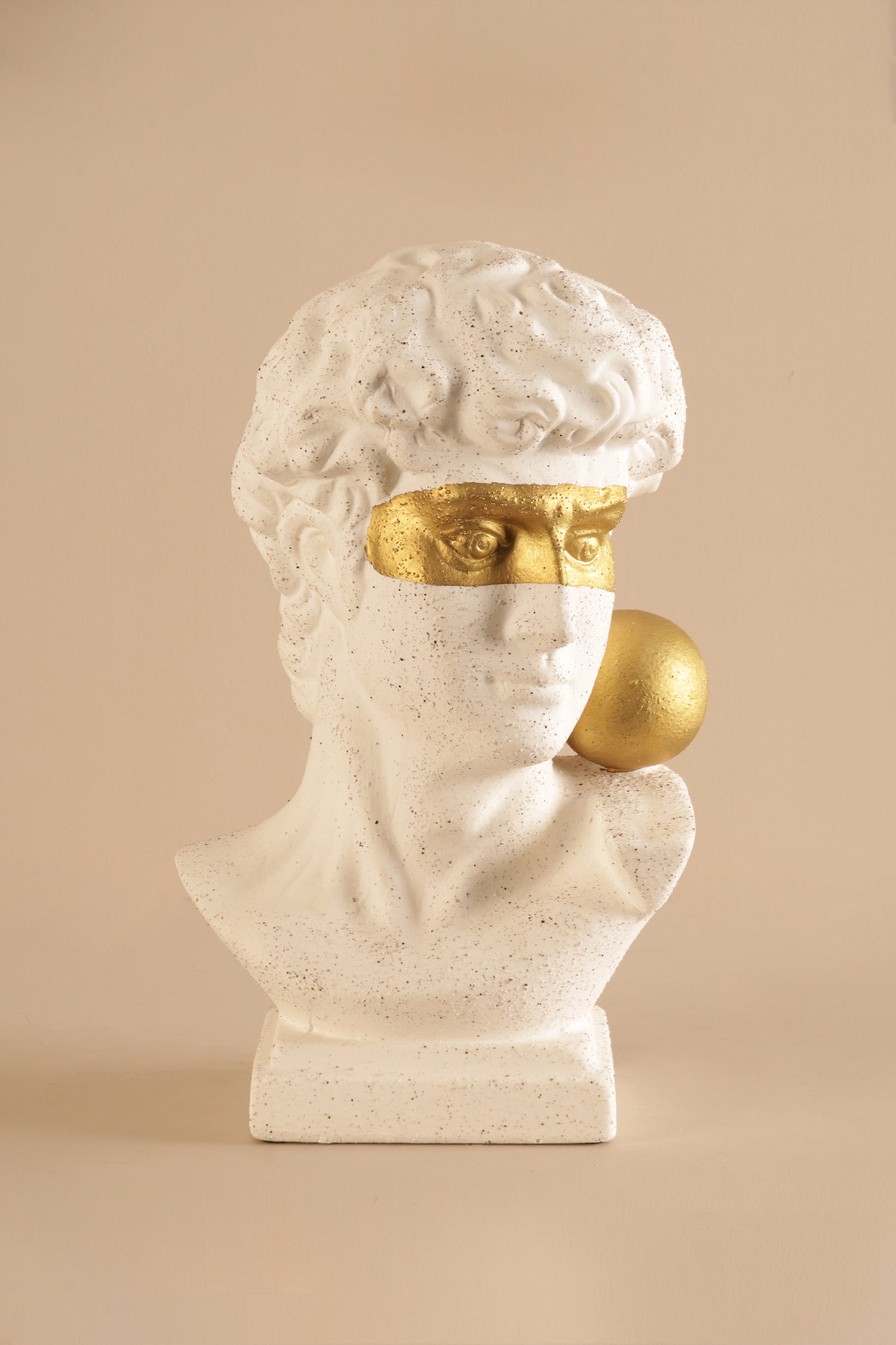 David Resin White Sculpture