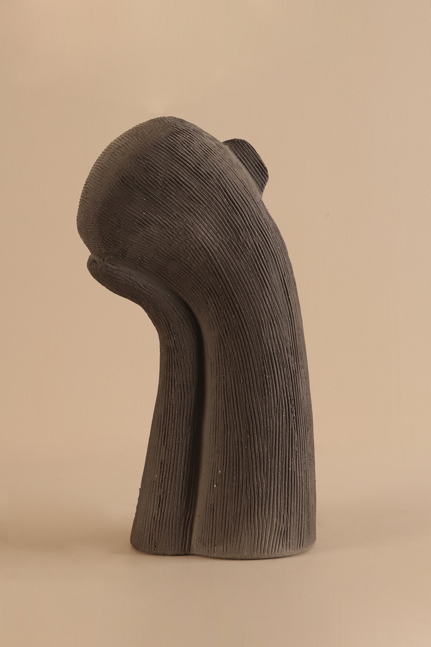 Spina Resin Black Sculpture