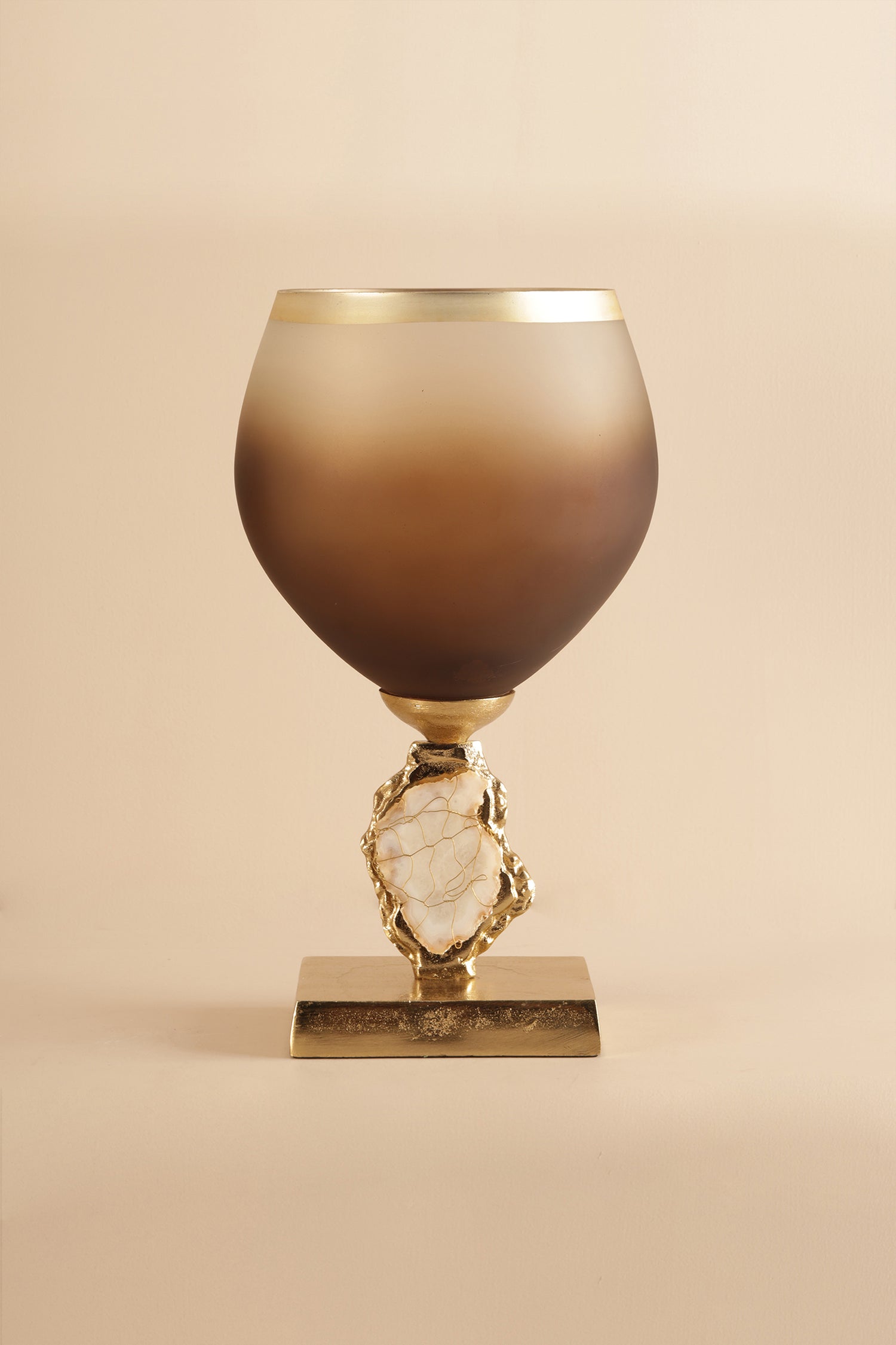 Calice Bronze Flower Vase