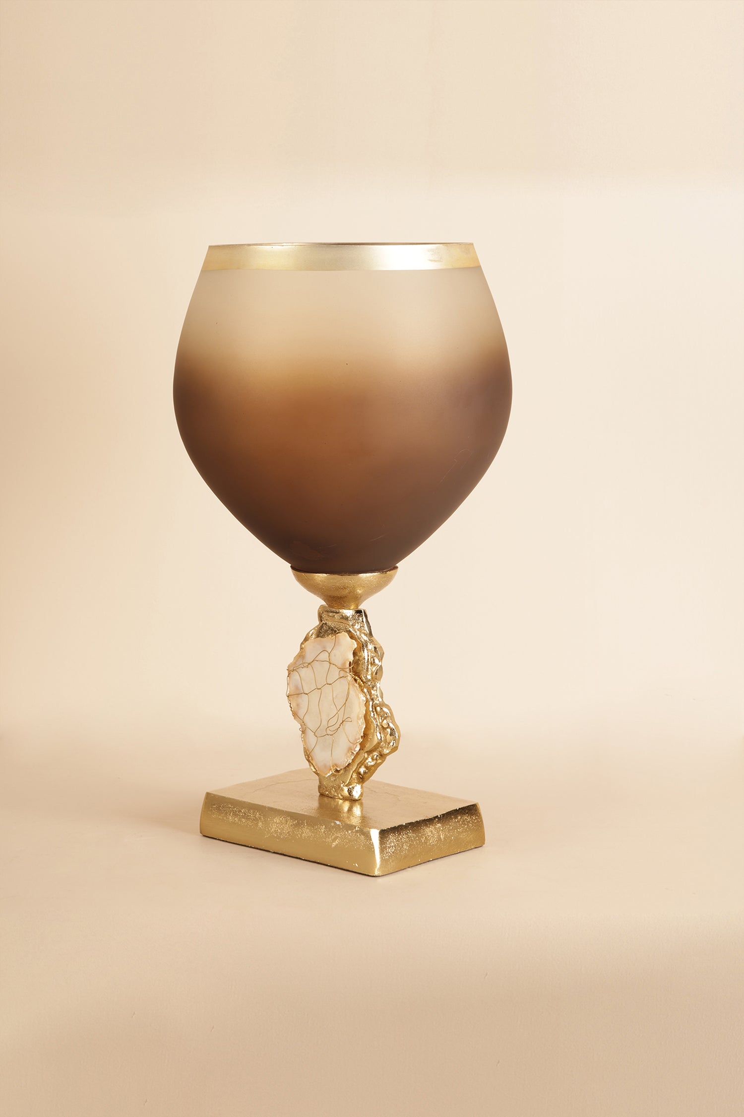 Calice Bronze Flower Vase