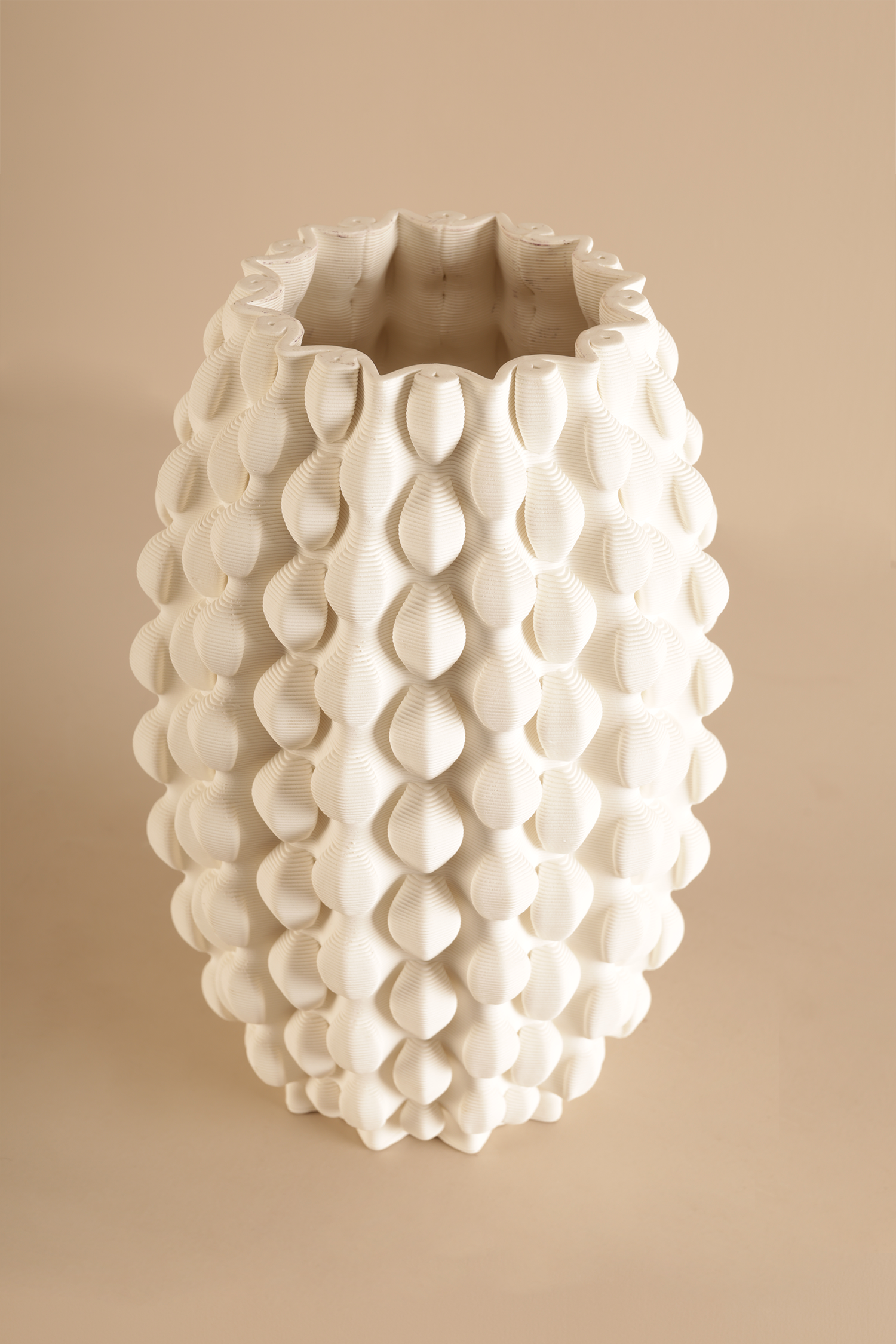 Onde White Vase