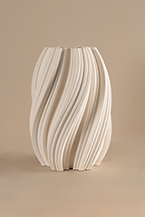 Rigato White Vase