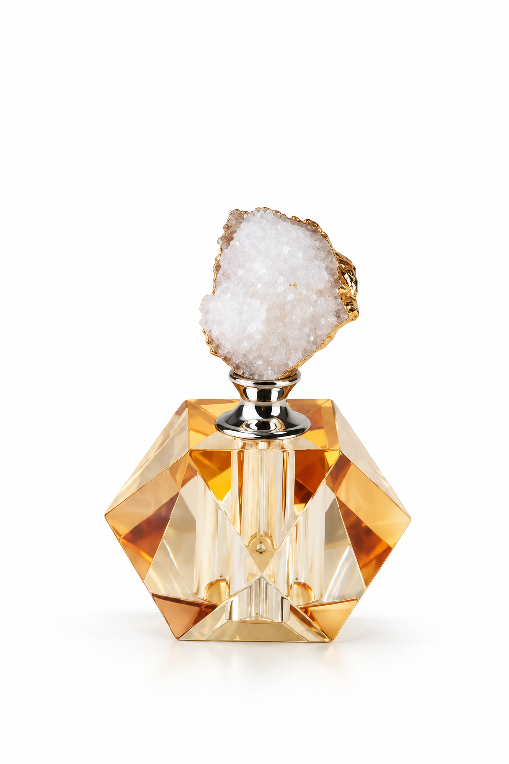 Faceted Crystal Decorative Accent