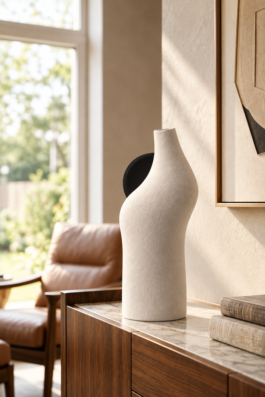 Monochrome Sculptural Abstract