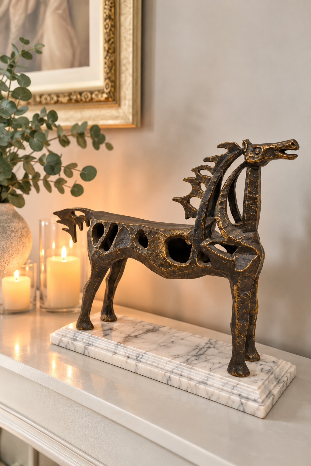 Equestrian Horse Sculpture