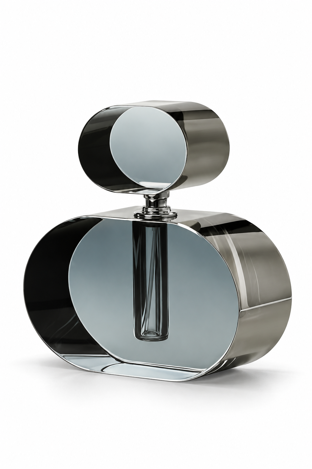 Monochrome Geometric Sculptural Accent