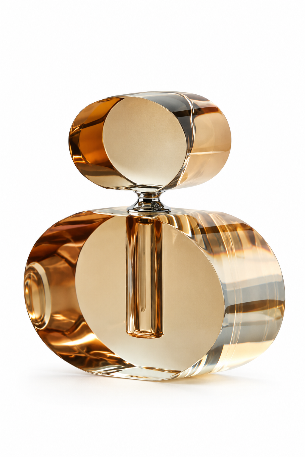Contemporary Amber Sculptural Accent
