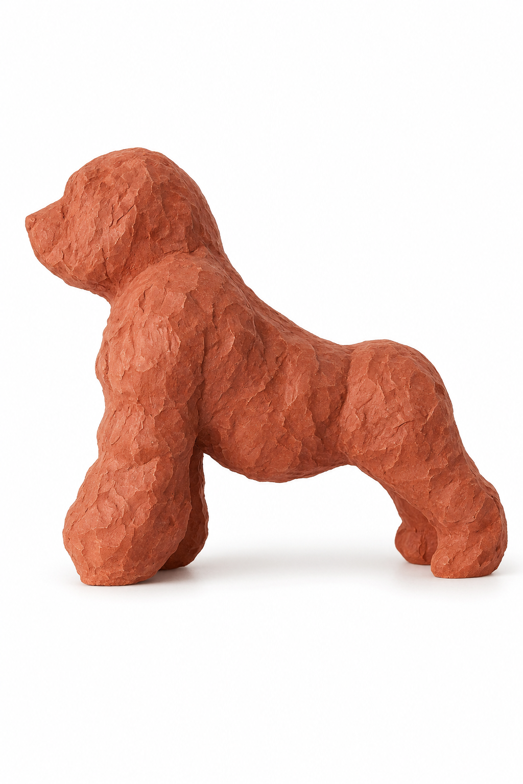 Terracotta Dog Sculpture