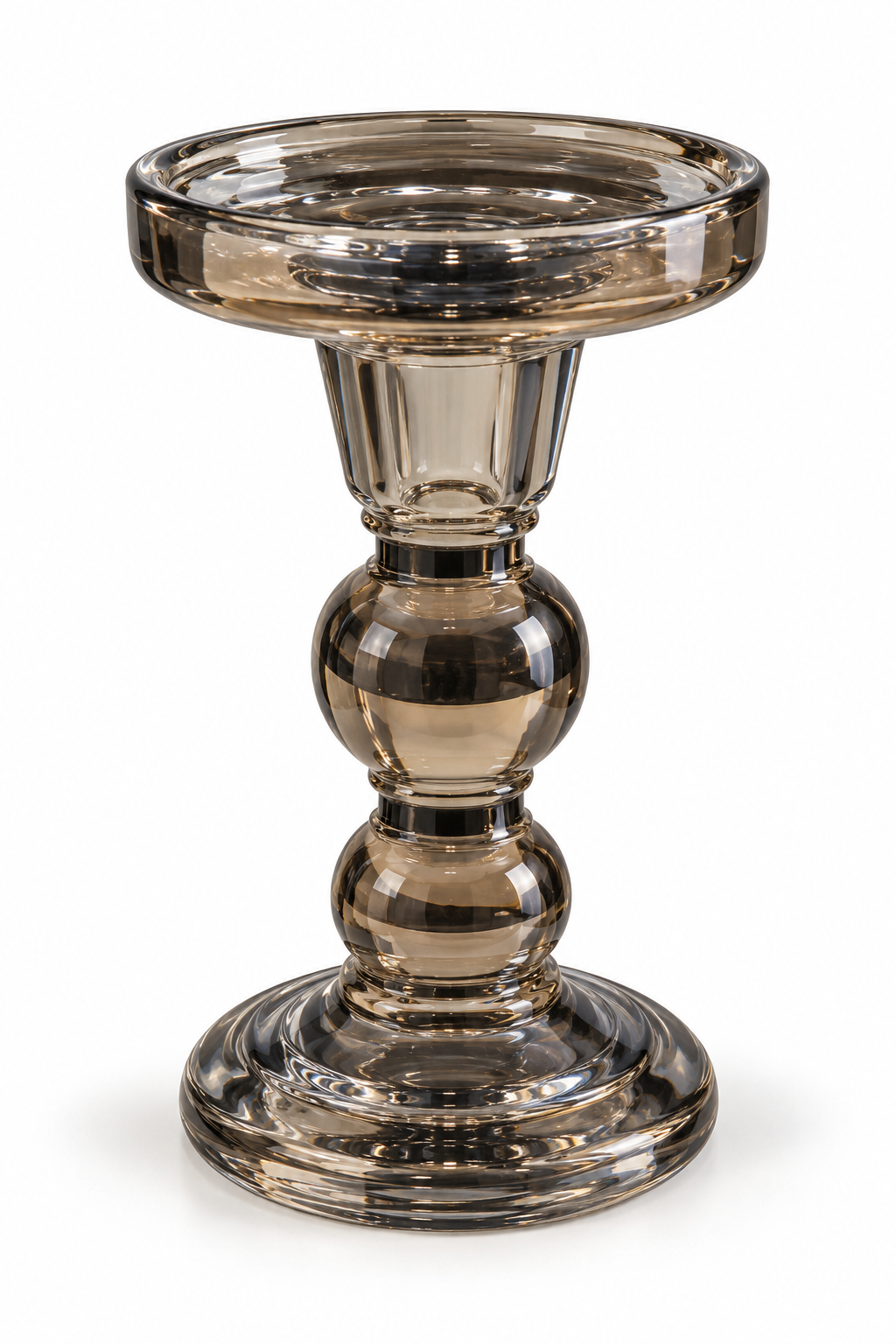 Crystal Pedestal Candle Holder