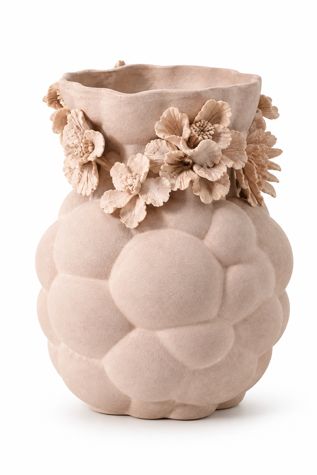 Blush Blossom Ceramic Vase
